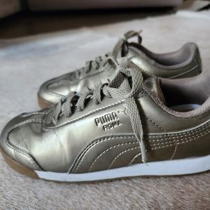 Puma Kids Sneakers gold metallic